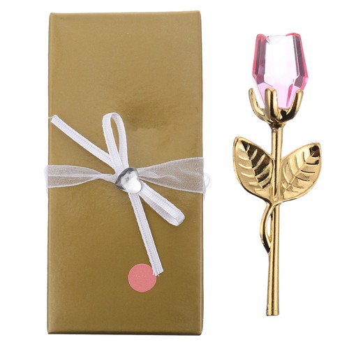 1pc crystal rose - rose, flower