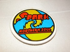 VINTAGE BADGE '' SPARK NORTHERN SOUL ''
