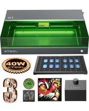 xTool S1 40W Laser Engraver/Cutter (wood/metals)  + Multiple extras