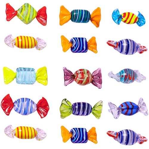 Pcs glass candy - pcs,