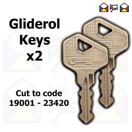 Gliderol keys cut to - keys,