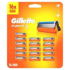 New 100% GENUINE GILLETTE FUSION 5 PROGLIDE POWER BLADE ORANGE MACH3 SENSITIVE