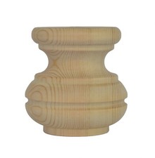 Tall Pine Moulded Bun Foot