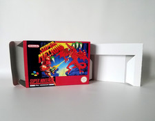 Super Metroid UKV PAL Super Nintendo Empty Handmade Replacment Box & Tray