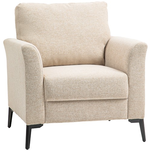 Homcom linen fabric modern - linen,