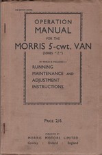 Morris Commercial Operation