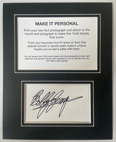 Bobby george signed - signed, autograph