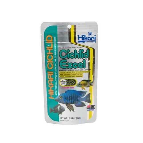 Hikari cichlid excel mini 57g - excel,