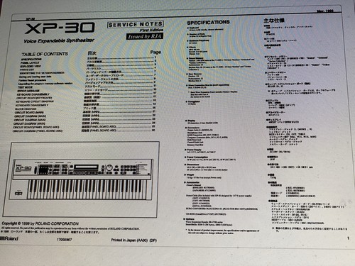Roland service manual - ,