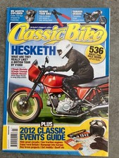 CLASSIC BIKE MAGAZINE Mar 2012 Hesketh Weslake Triumph  Vincent Yamaha