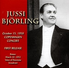 Jussi Bjorling - 1959 In Copenhagen - Jussi Bjorling CD D6VG The Cheap Fast Free