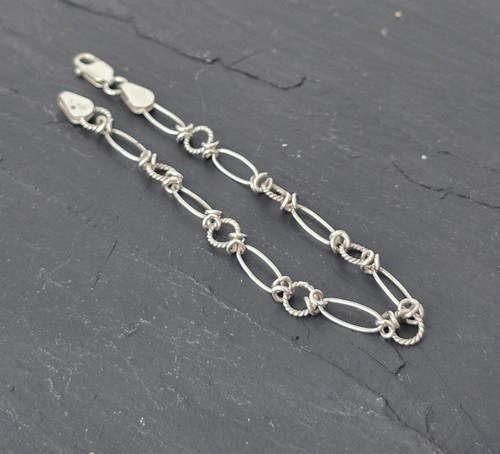 Sterling silver fancy - silver, link