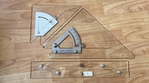 True angle protractor - 12",