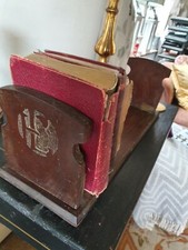 Antique Oriental Style Table Top Book Stand folding ends