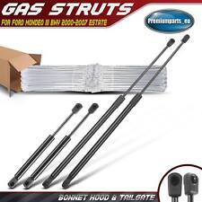 4x Gas Struts Bonnet Hood & Tailgate for Ford Mondeo III BWY 2000-2007 Estate