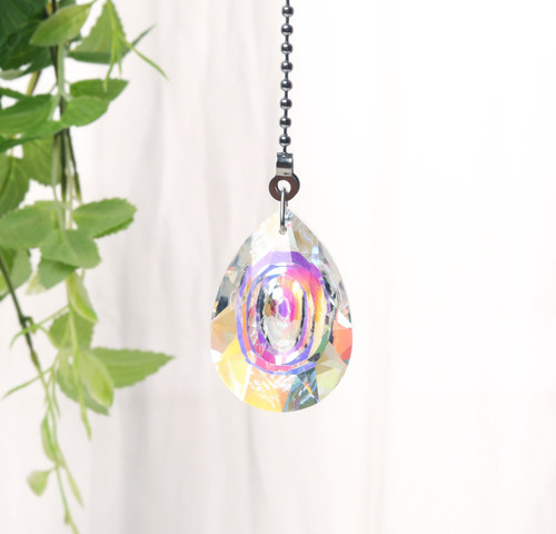 Plated color crystal - plated, ab