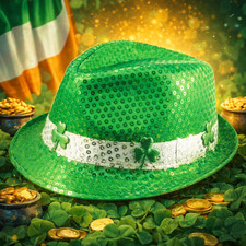 St Patricks Day Green Sequin
