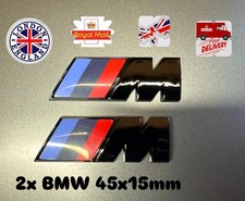 2x BMW M Sport Emblem Gloss
