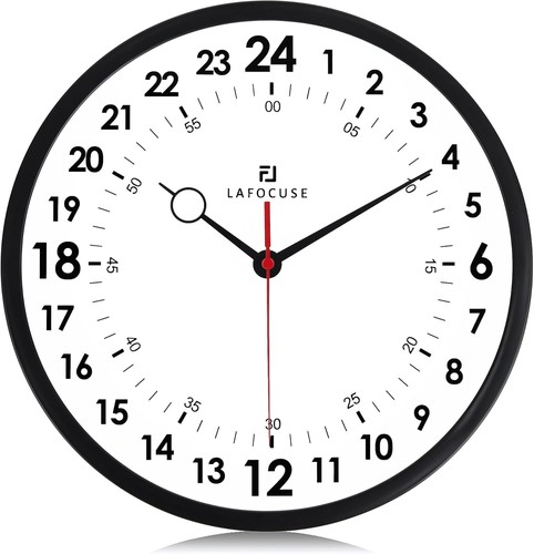 Lafocuse hour wall clock - 24,