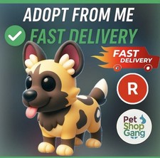 African Wild Dog Ride Pet - adopt your pet from me fast Delivery legendary 