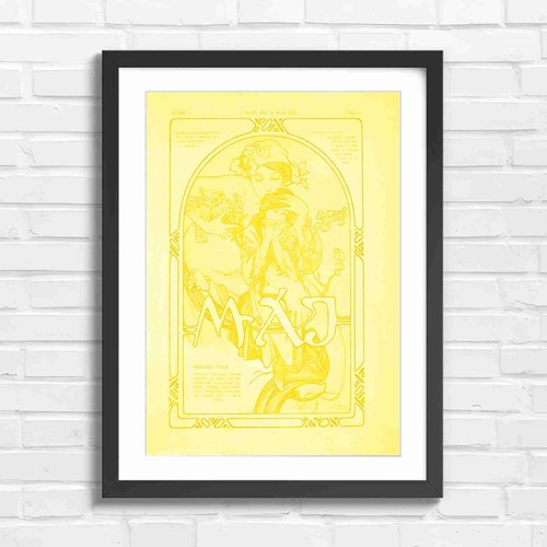 Art nouveau woman floral - woman,