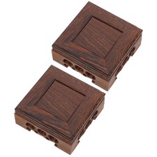 2Pcs Flower Pot Base Oriental