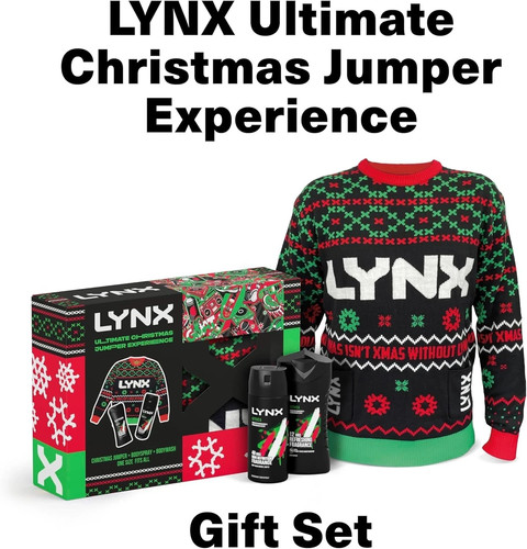 Lynx ultimate christmas jumper - ultimate,