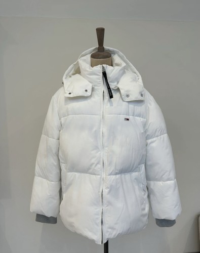 Tommy sport white puffa coat - sport,