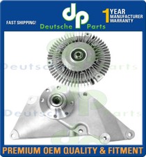 MERCEDES W124 W126 300E 300SEL 4MATIC Radiator Fan Clutch & Bearing Bracket SET