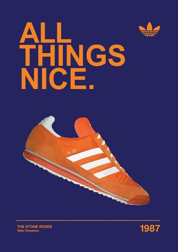 Vintage adidas poster print - vintage,