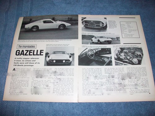1969 gazelle kit car - 1969, vw
