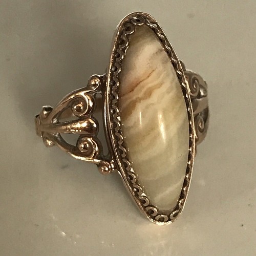 Old gilding ring silver - old,