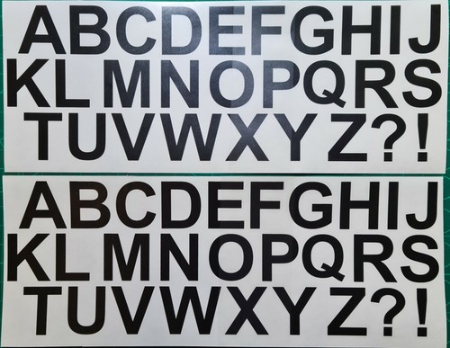 Letter vinyl decal - vinyl, to