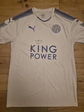 Leicester City FC 17/18 Puma Third Kit Mens Medium White