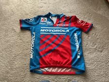 vintage EDDY MERCKX 'GIORDANA' CYCLING JERSEY Motorola Volvo Polar American Air