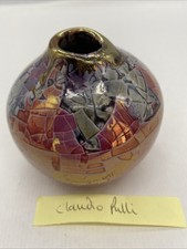 Italian ceramic vase by Claudio Pulli ? 1970s