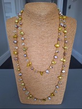 Gorgeous Multi Colour Semi Precious Stone Necklace.  Fashion Jewellery..