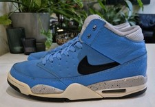 NIKE AIR FLIGHT CLASSIC TRAINERS. MENS SIZE 8 UK. BLUE/GRY/BLK/WHT  *2013*