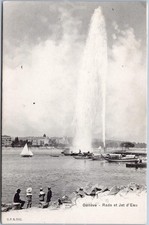 Geneva Vintage Postcard Geneve