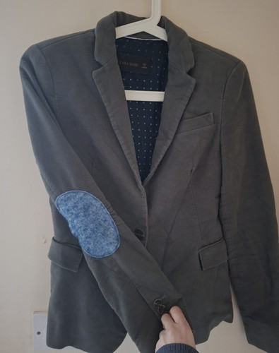 Zara basic charcoal blazer - basic,