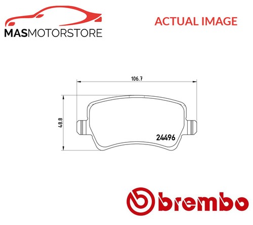 Brake pads set braking - set,