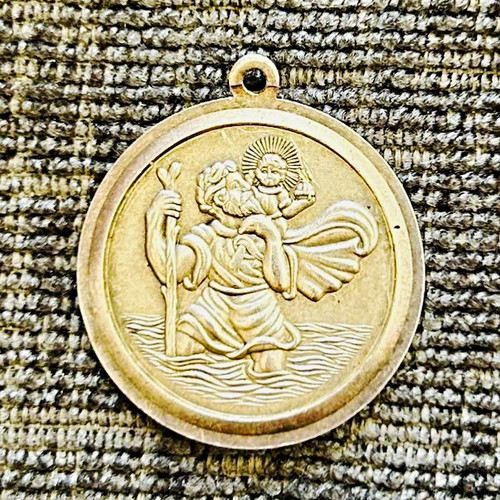 Silver christopher pendant - christopher,