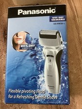 Panasonic ES-RW30-s Wet/Dry Rechargeable Shaver with instruction book.