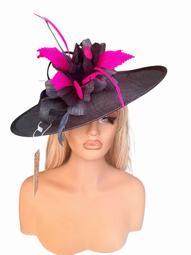 Dark navy and fuchsia - dark,