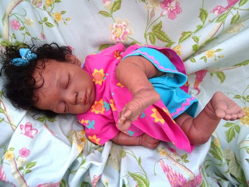 Reborn baby biracial - , girl