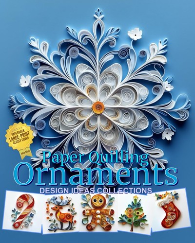 Paper quilling ornaments - paper,