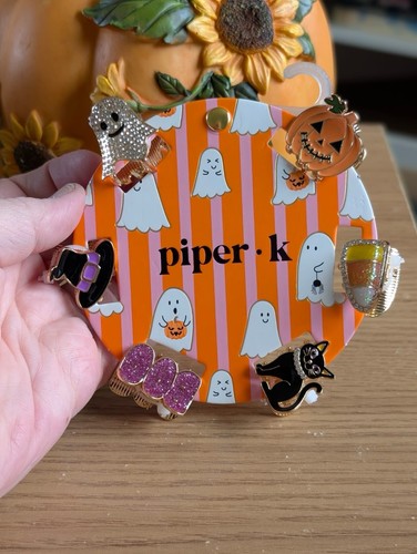 Piper halloween hair clips - piper,