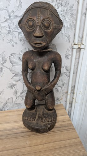 Luba statue hand carved - luba, –