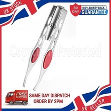TWEEZERS WITH LIGHT LED TORCH