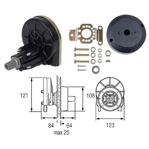 Aquaflex light duty steering - duty,